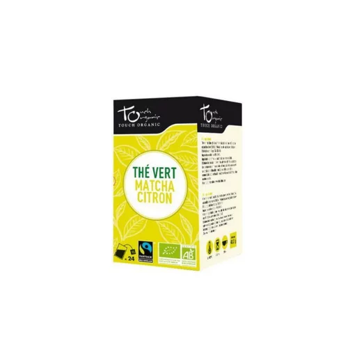 Thé vert Matcha citron Bio Touch Organic - boîte de 24 sachets