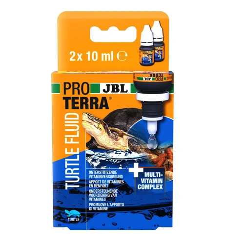 Complexe vitaminé pour tortues d’eau JBL Proterra Tortoise Fluid – 2 x 10 ml