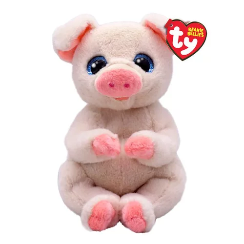 Peluche TY Penelope le cochon - 15 cm