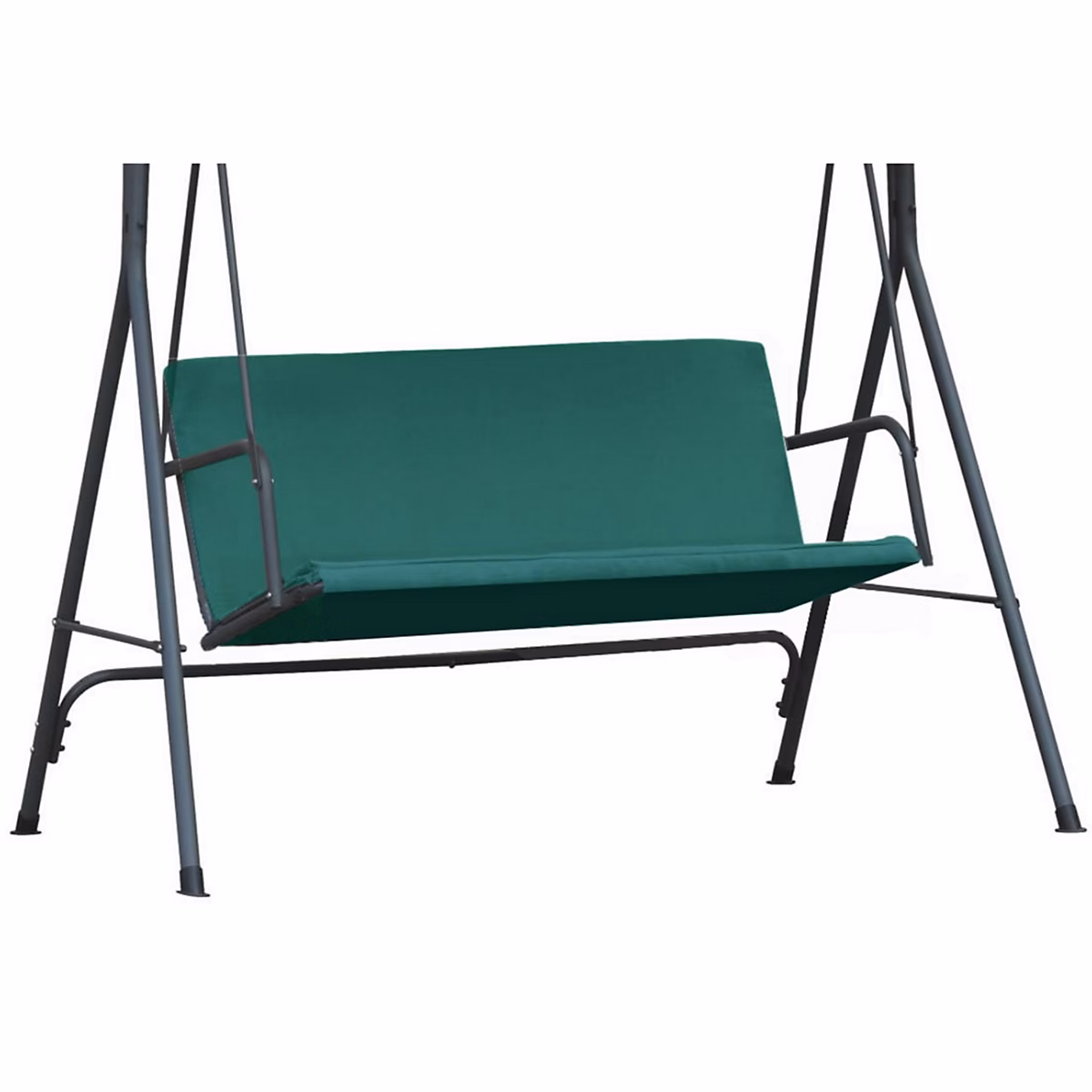Assise pour balançoire de jardin 168 × 113 cm vert – 1 pc.