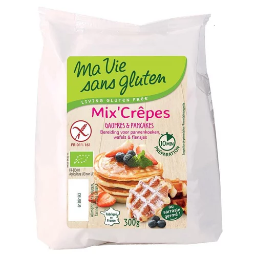 Mix pancake sans gluten en sachet de 300 g