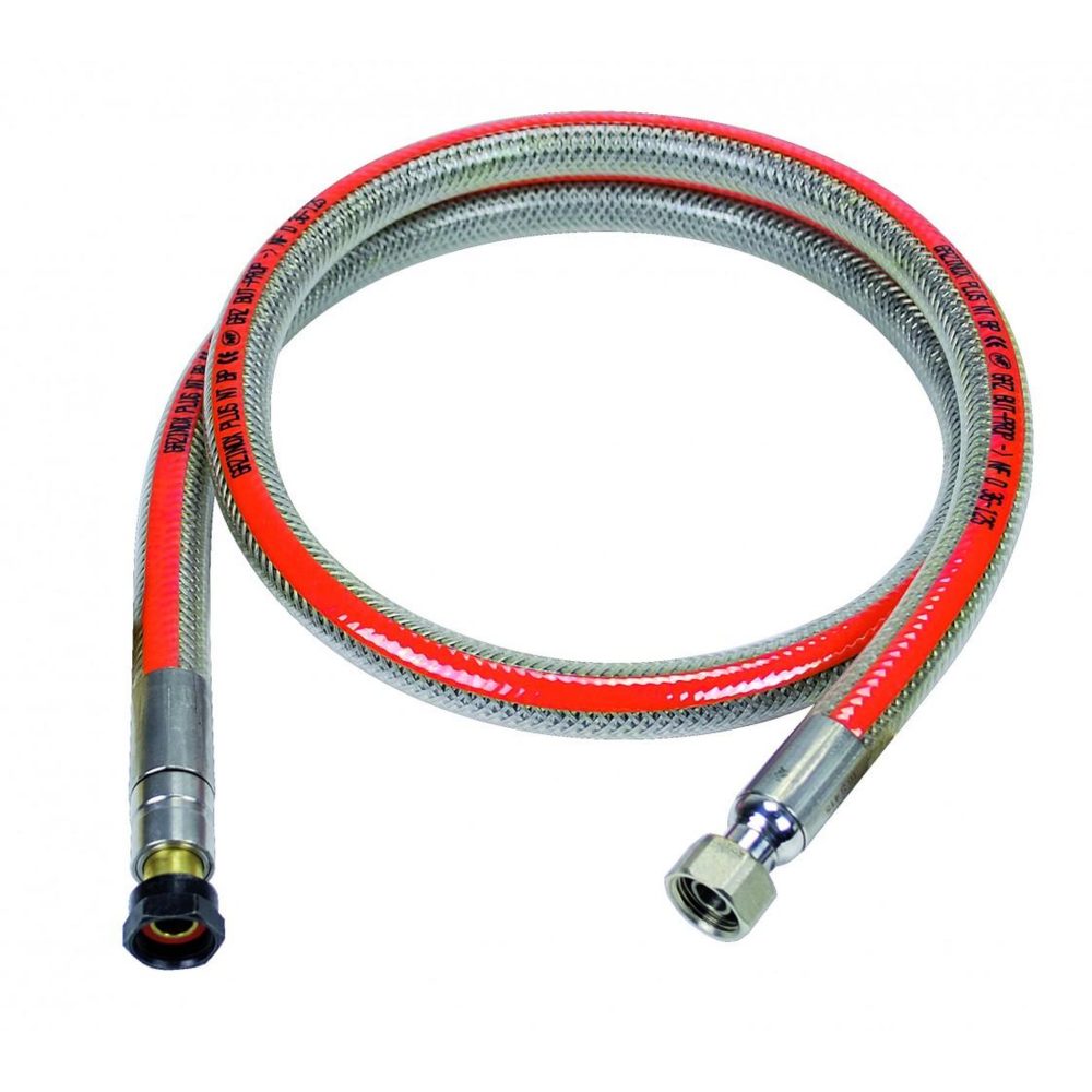 CENTRALE BRICO Flexible inox gaz bp validité illimitée garantie à vie, H.1m GAZINOX Security – Matériel de jardin
