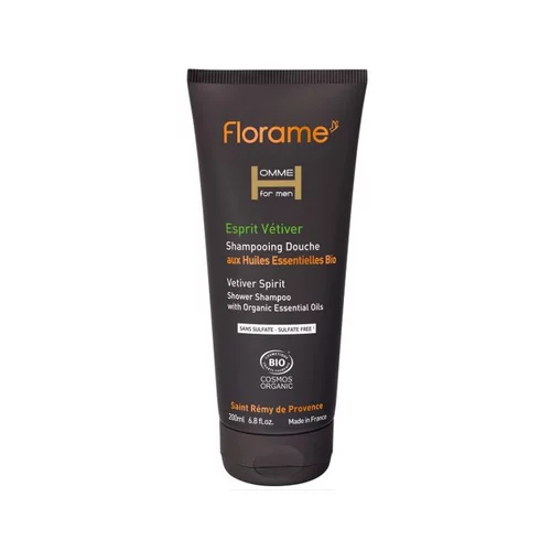 Shampoing Douche Esprit Vétiver tube 200 ml noir