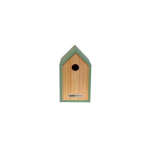 Nichoir moonk vert en bois 23 x 17 x H 20 cm