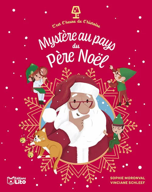 Livre Mystère au pays du Père Noël - Dès 3 ans - 24 pages