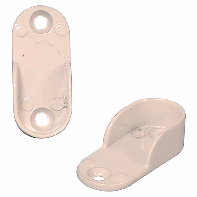 2 naissances blanche pour tringle de penderie 3 x 1 – 5 cm