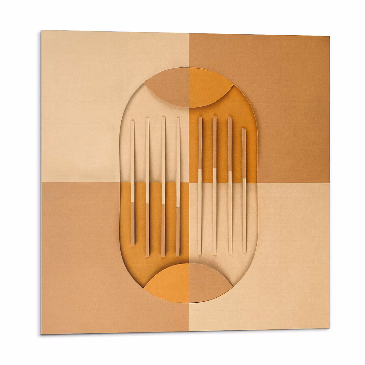 Carreaux De Vinyle Wallfluent 20 × 20 cm Motif Géométrique Texturé 20 pièces