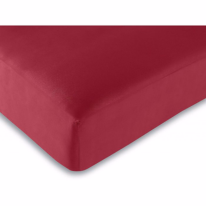 Drap housse 57 fils/cm² toutes dimensions | 180x200 – Rouge