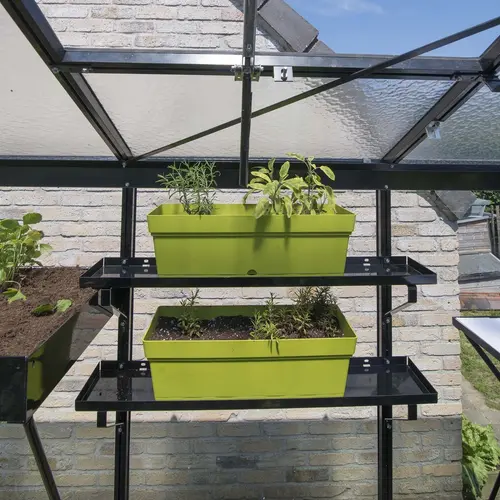 Set de 2 étagères en aluminium ACD - 86 x 15 cm