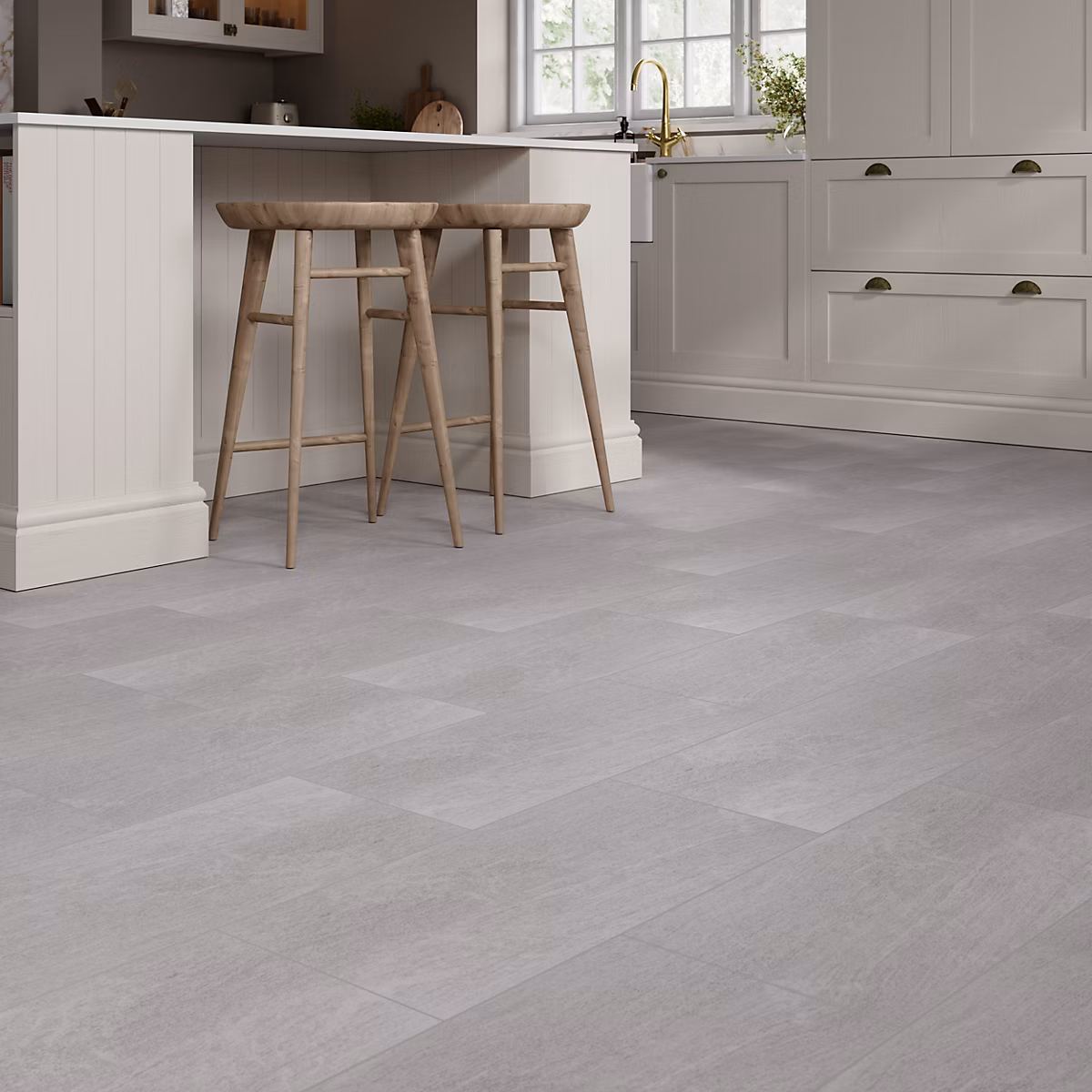 Carrelage sol intérieur blanc effet pierre satin L.60 x l.30 cm x ép.8 mm – Natural