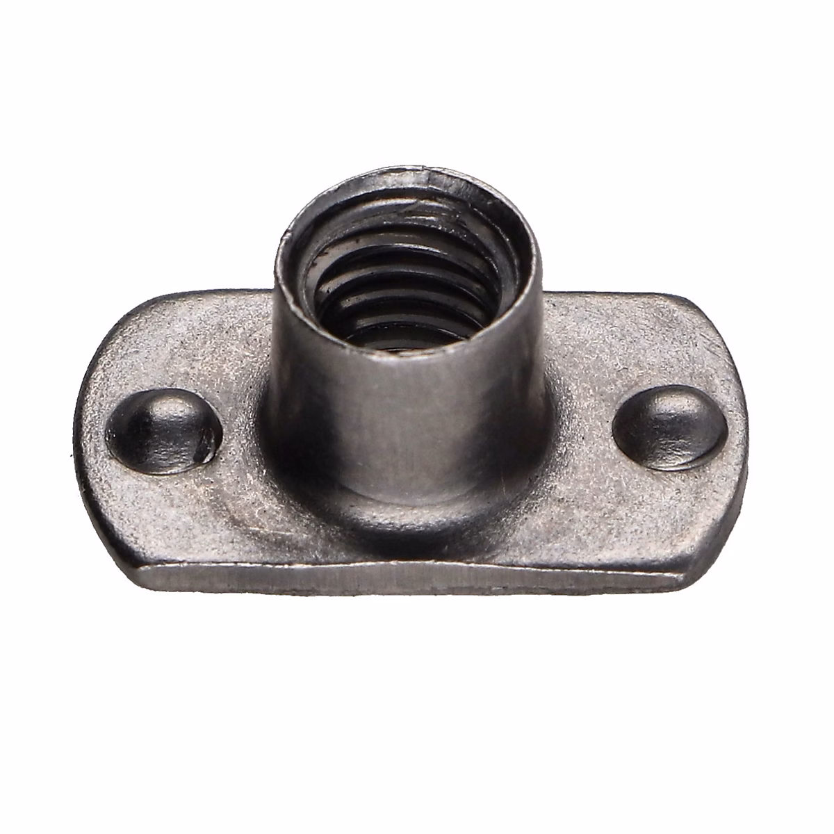 Ecrou cylindrique à souder Bossage intérieur M6 19 × 11 hauteur 7.8 Acier brut – 1 pièce