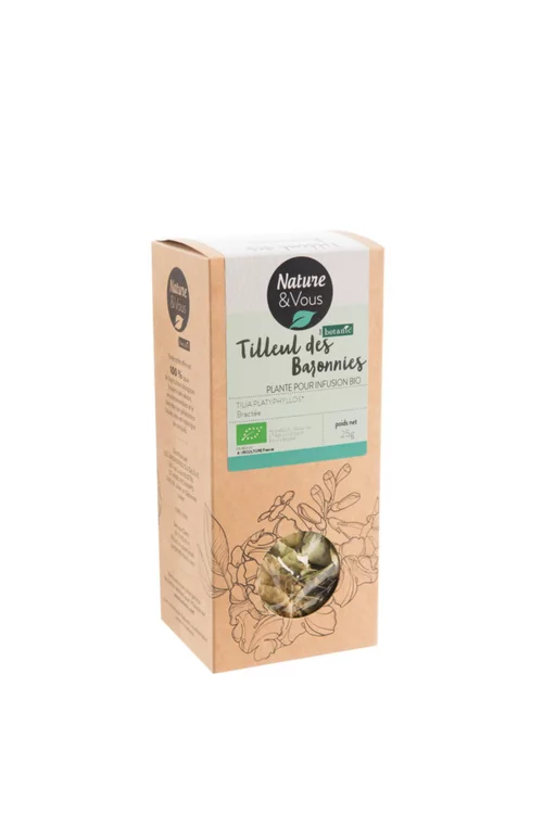 Infusion bio tilleul bractée des Baronnies Nature & Vous – 25 g