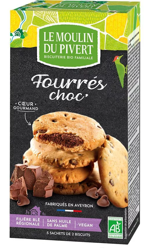 Fourré choc bio 175 g LE MOULIN DU PIVERT