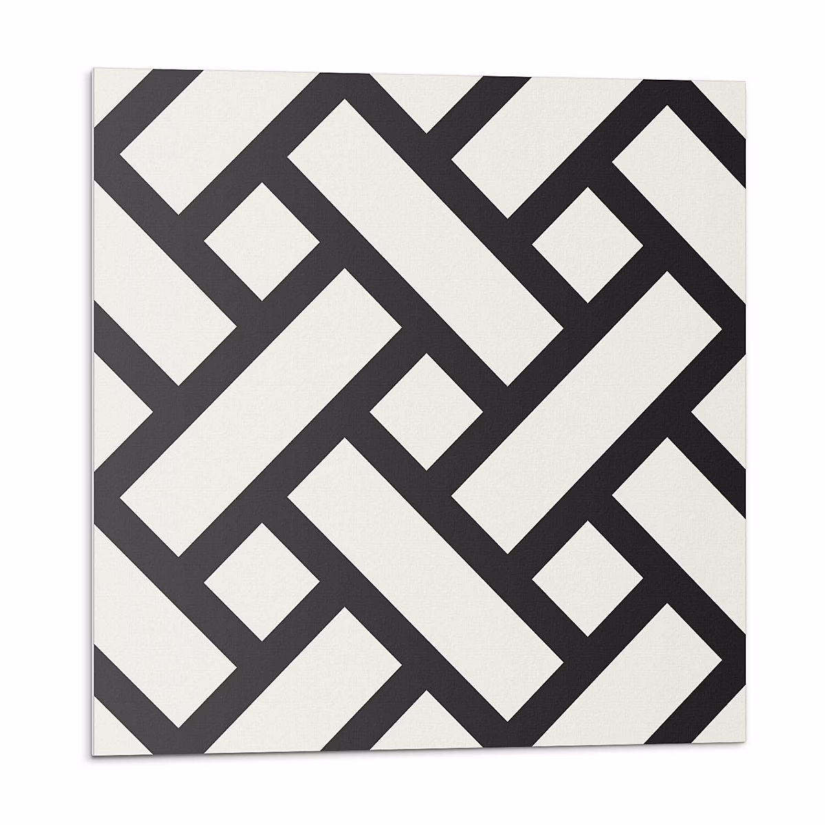 Carreaux PVC Mural Sol Wallfluent 20 × 20 cm Motif Géométrique Entrelacé 20 pièces