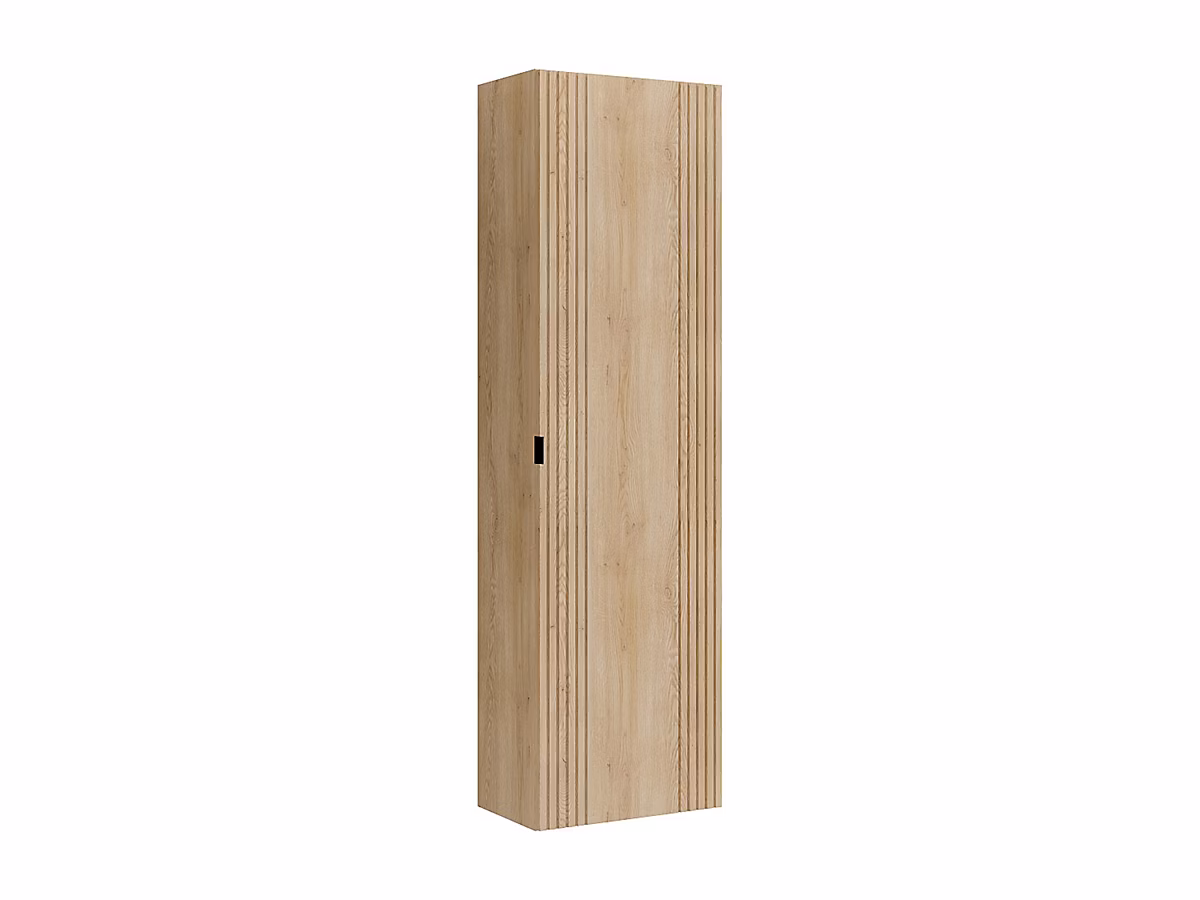 Colonne de salle de bain suspendue – Coloris naturel clair | H140 cm | FILOR