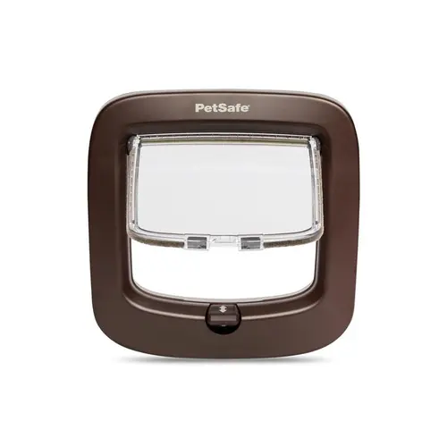 Chatière Petsafe 4 positions luxe brune