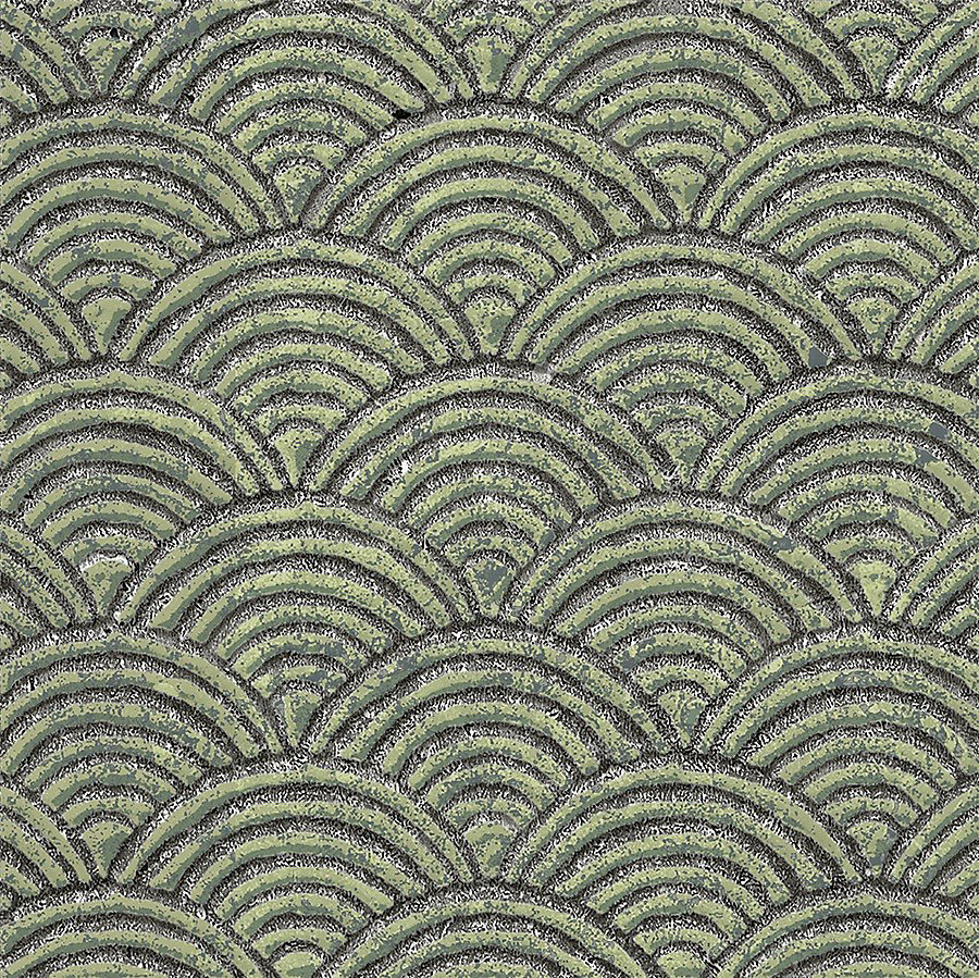 Carrelage mural Fournier vert 15 × 15 cm