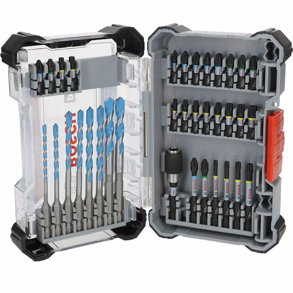 Coffret 35 pièces embouts PRO Impact et forets multi | construction – BOSCH 2608522518