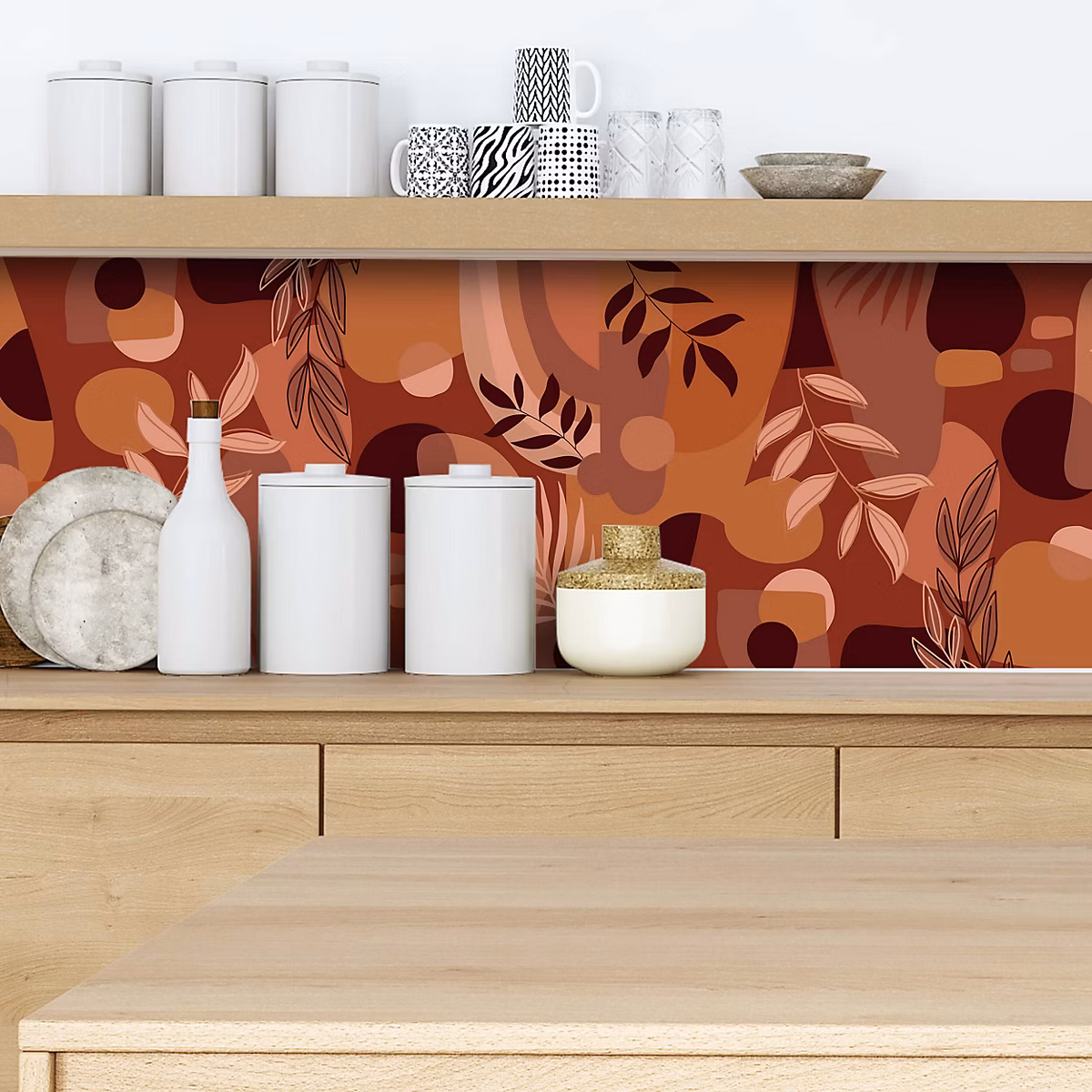 Crédence adhésive déco Terracotta 002 40 × 100cm