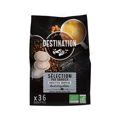 Dosettes café souples Sélection n° 1 arabica bio 36 x 7 g