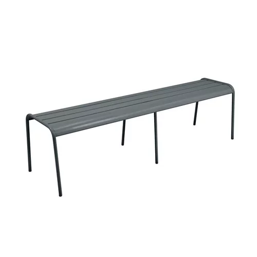 Banc de jardin 3 à 4 places coloris gris orage Monceau Fermob - 160 cm