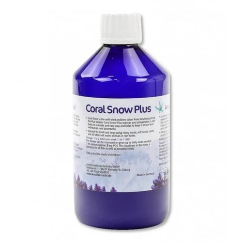 Solution pour coraux enrichie, blanc neige, KORALLEN-ZUCHT Coral Snow Plus - 250ml