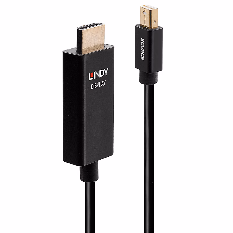Câble Mini DP vers HDMI actif 2 mètres LINDY – Réf. KQAXLHVJK1937756151