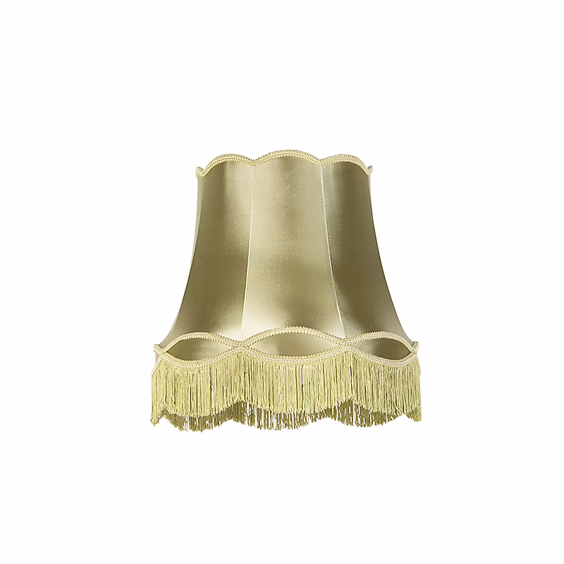 Abat – jour en soie vert 45 cm | Granny