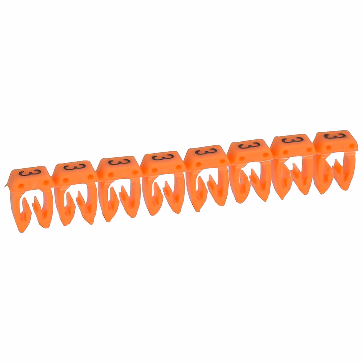 038213 Legrand | Boite De 1200 Repères Cab 3 Pour Fils 0 – 5mm² à 1 – 5mm² – Marquage Chiffre 3 Orange