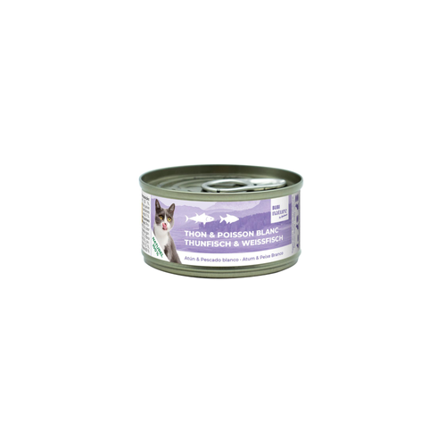 PÂTÉE POUR CHAT BUBI NATURE BUBIMEX® THON & POISSON BLANC - 70G