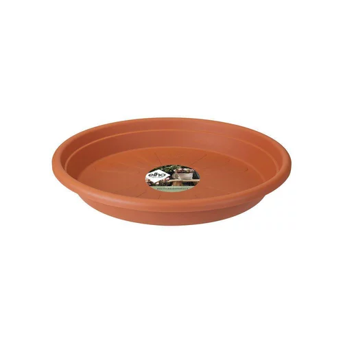 Soucoupe ronde couleur terre cuite - Ø 13x2 cm