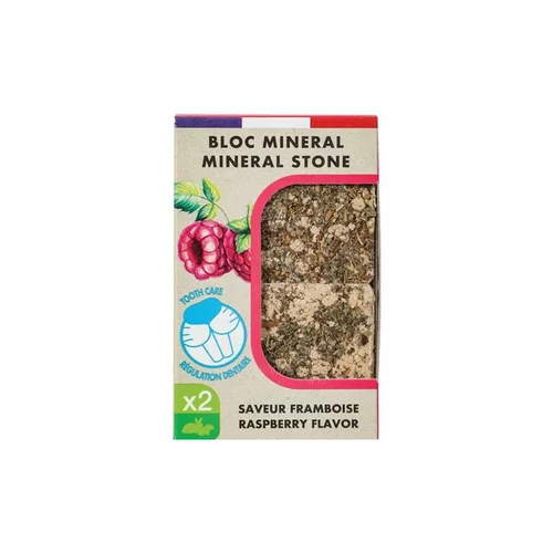 Bloc minéral eden à la framboise gris 2 x 200