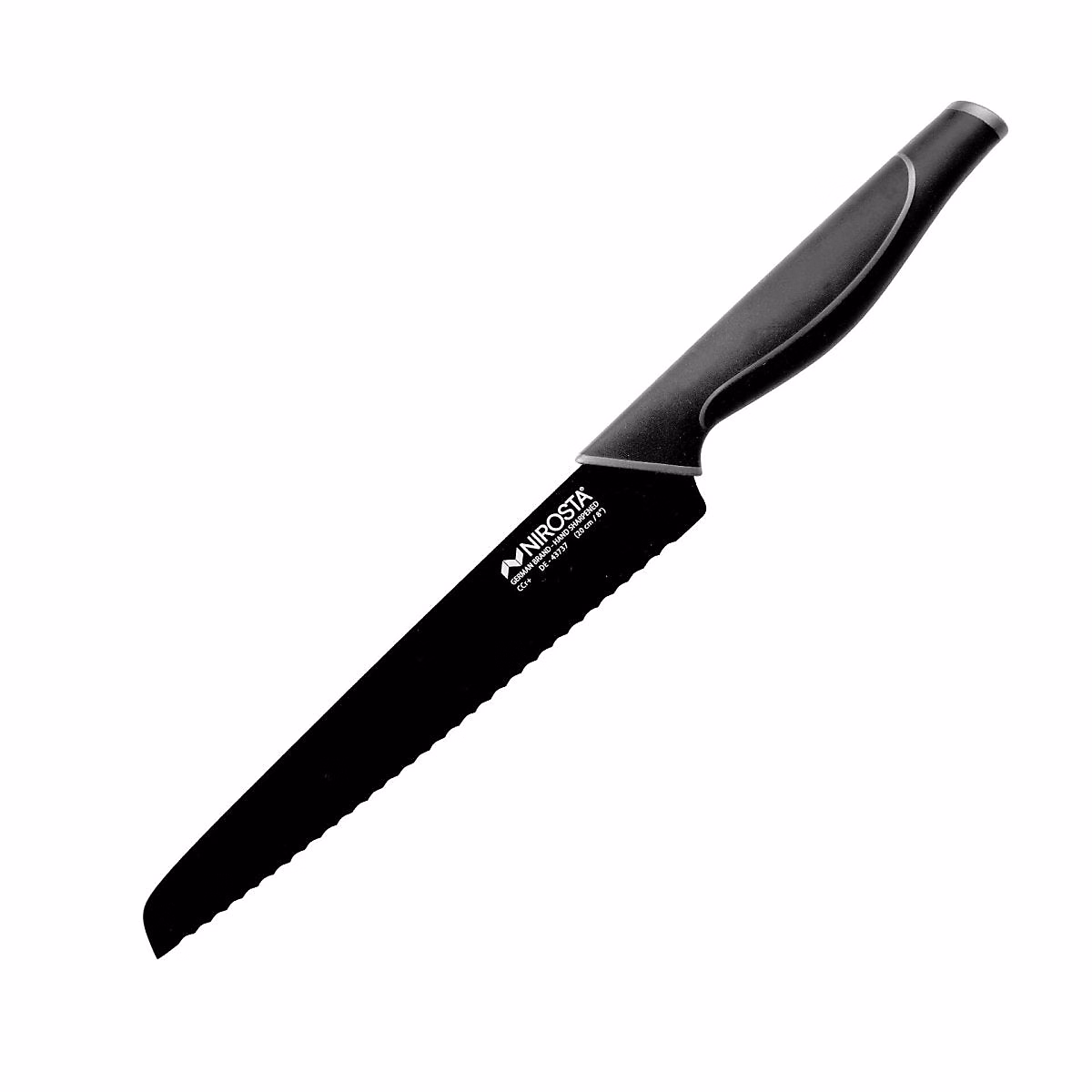 Accessoire de découpe – Couteau à pain dentelé Nirosta Black Edition