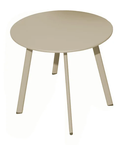 Table basse Massaî en acier - Ø 50 x 43 cm