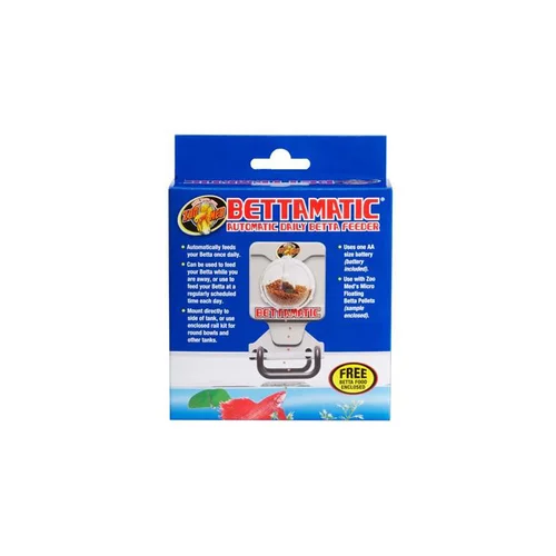 Distributeur de nourriture automatique pour les poissons rouges coloris blanc ZooMed Bettamatic