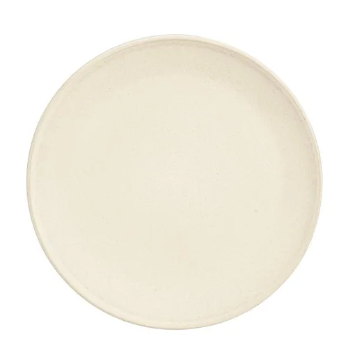Assiette en grès crème Nika - Ø 27 cm