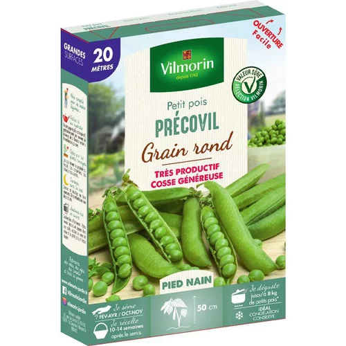 Graines de pois nain Precovil Vilmorin - graines à semer