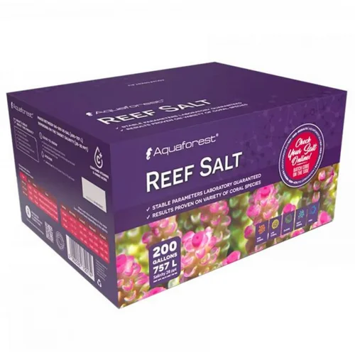Sel marin spécialisé pour récifs, 25kg - AQUAFOREST Reef Salt