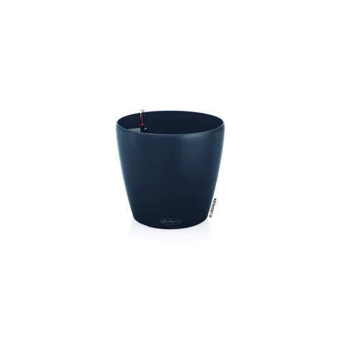 Pot rond Classico Color 18 kit complet gris ardoise Lechuza - Ø 18 x 17 cm