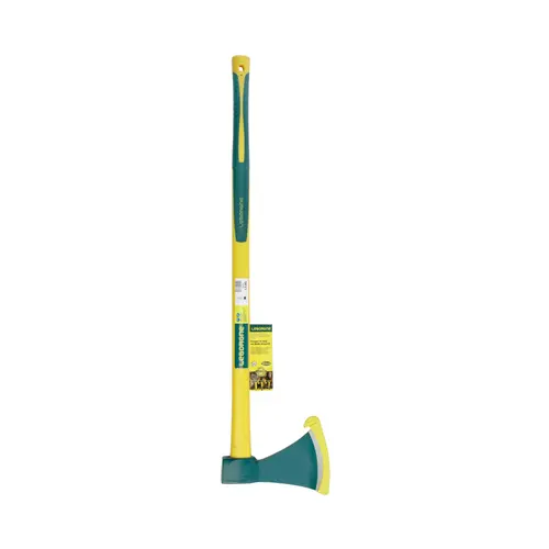 Hache tout usage à manche novagrip verte/jaune Leborgne - 1,5 kg