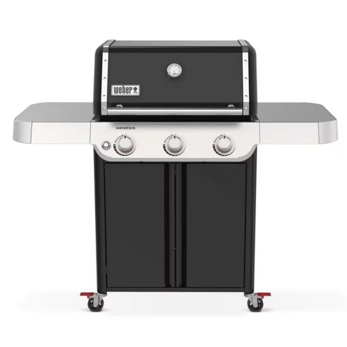 Barbecue gaz en acier émaillé noir Weber Genesis E-315 - 68,5 x 147 x 122 cm