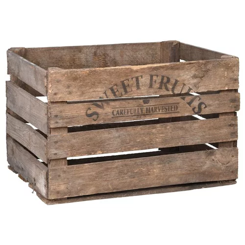 Cageot de pommes en bois 42,3x51,1x30,1 cm