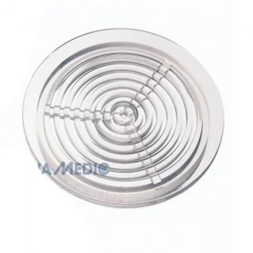 Grille ronde transparente AQUA MEDIC - 63mm