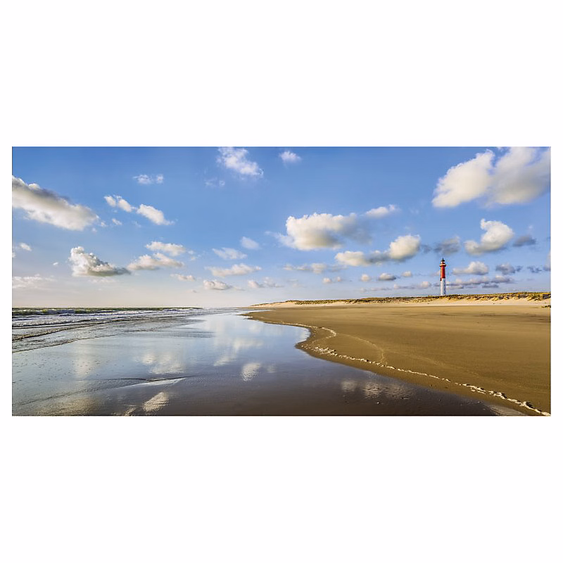 Brise vue imprimé PHARE DE LA COUBRE – H.1.5 x L.3 m, 100% occultant, Made in France par Scenolia + kit de fixation offert