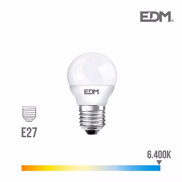 Ampoule LED E27 7W Ronde équiv – Réf. MDZUSRVHV3857579833