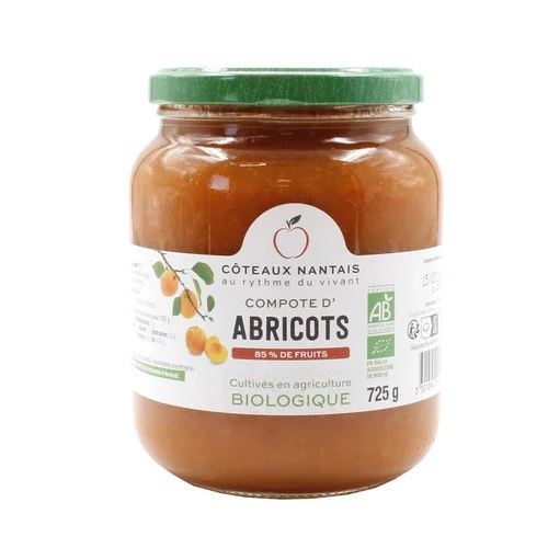La Compote d’Abricots pot en verre 725g