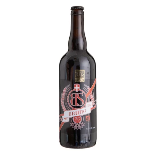 Bière BS brune bio Brasseurs Savoyards - 75 cl