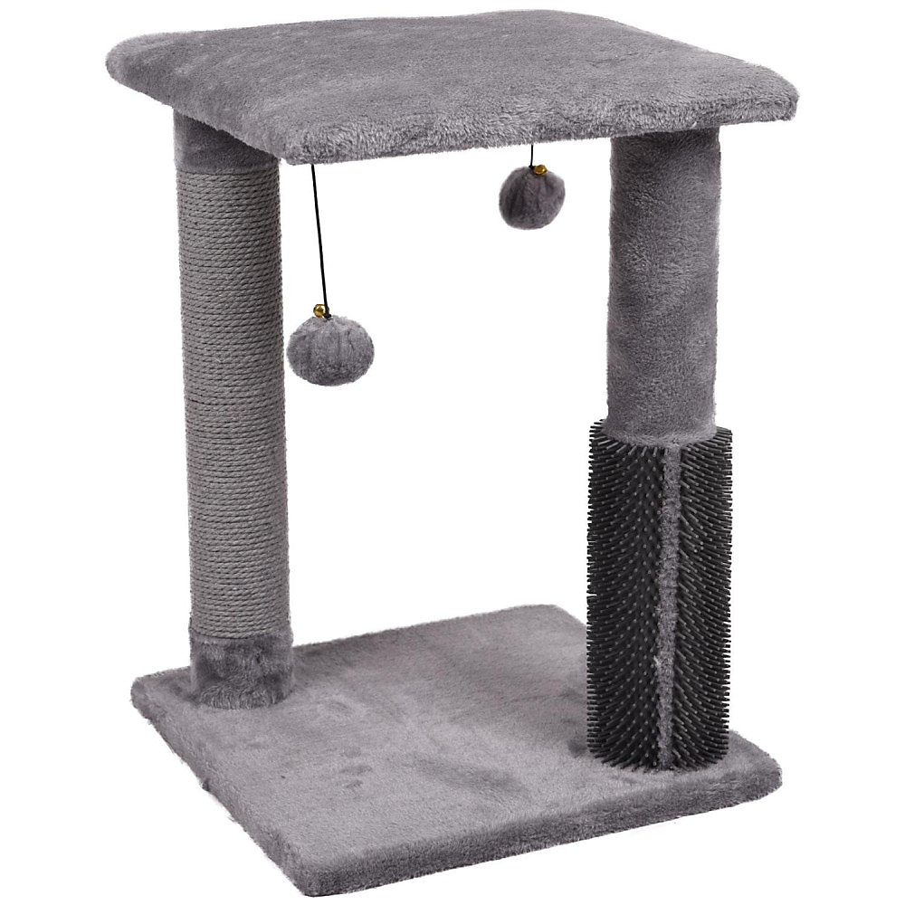 Arbre à chat UNA – 35 x 35 x 48.5 cm Sno 3 gris, griffoirs pour chat.