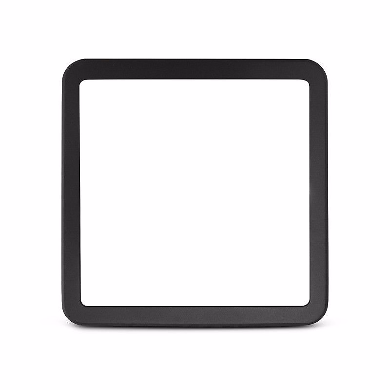 Collerette Noire Accessoire Quadra 220 × 220 × 50mm PC Résistant