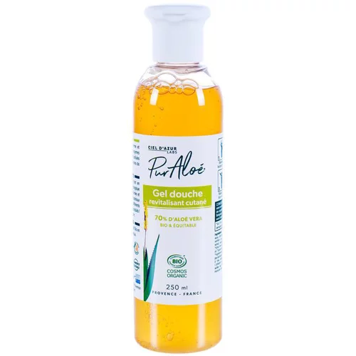 Gel Douche bio revitalisant cutané 70%. Le flacon de 250 ml